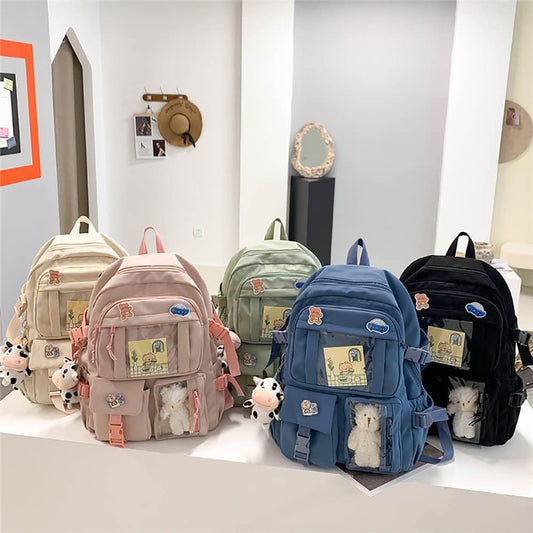 Super Cute Plush Backpacks with Pins and Plush