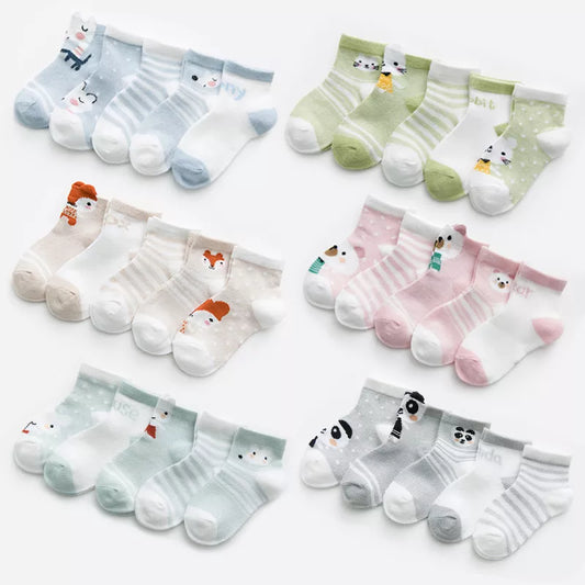 5Pairs- Cute Baby/Toddler Socks