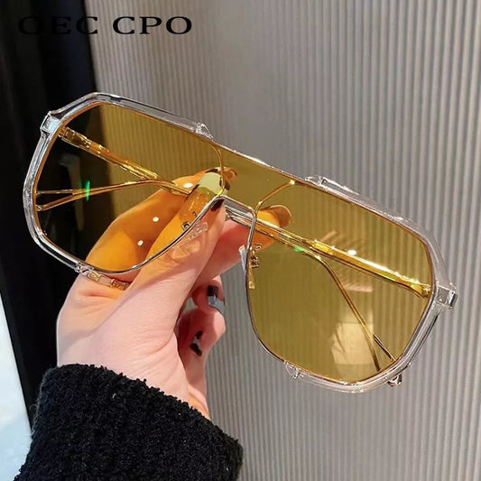 Fashion Statement: Oversized UV400 Sunglasses for Men and Women