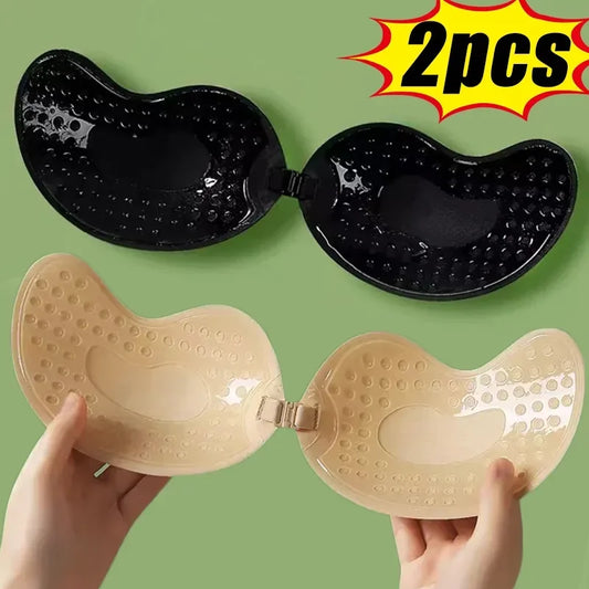 Invisible Adhesive Reusable Strapless Stick Bra