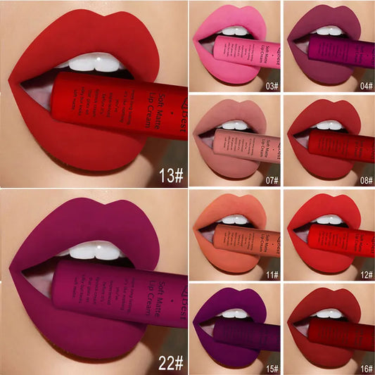 Velvet Matte Liquid Lipstick - Waterproof, Long-Lasting Beauty Brilliance