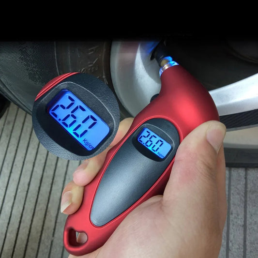 AccuTire: Precision Digital Tire Pressure Gauge with Backlit LCD