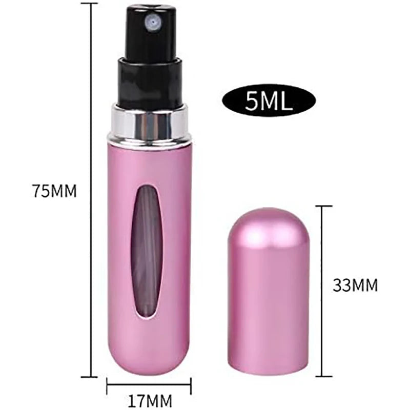 5Pcs/Set Travel Refillable Perfume Bottle