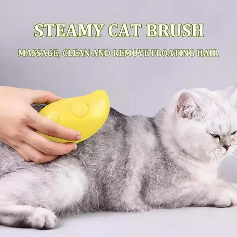3 in 1 Electric Steam Brush Sprayer for Pets- Rechargeable