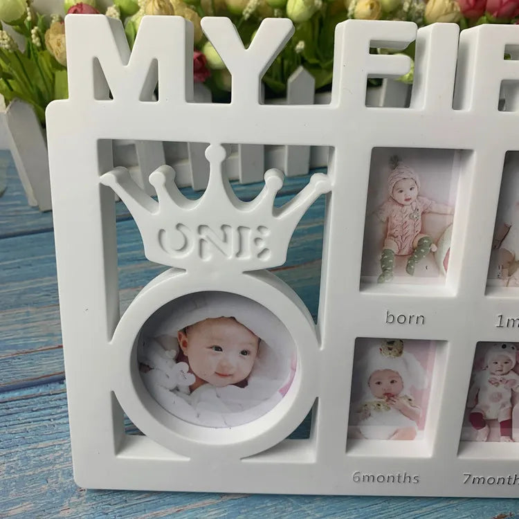 Growing Memories: The First Year Baby Keepsake Frame