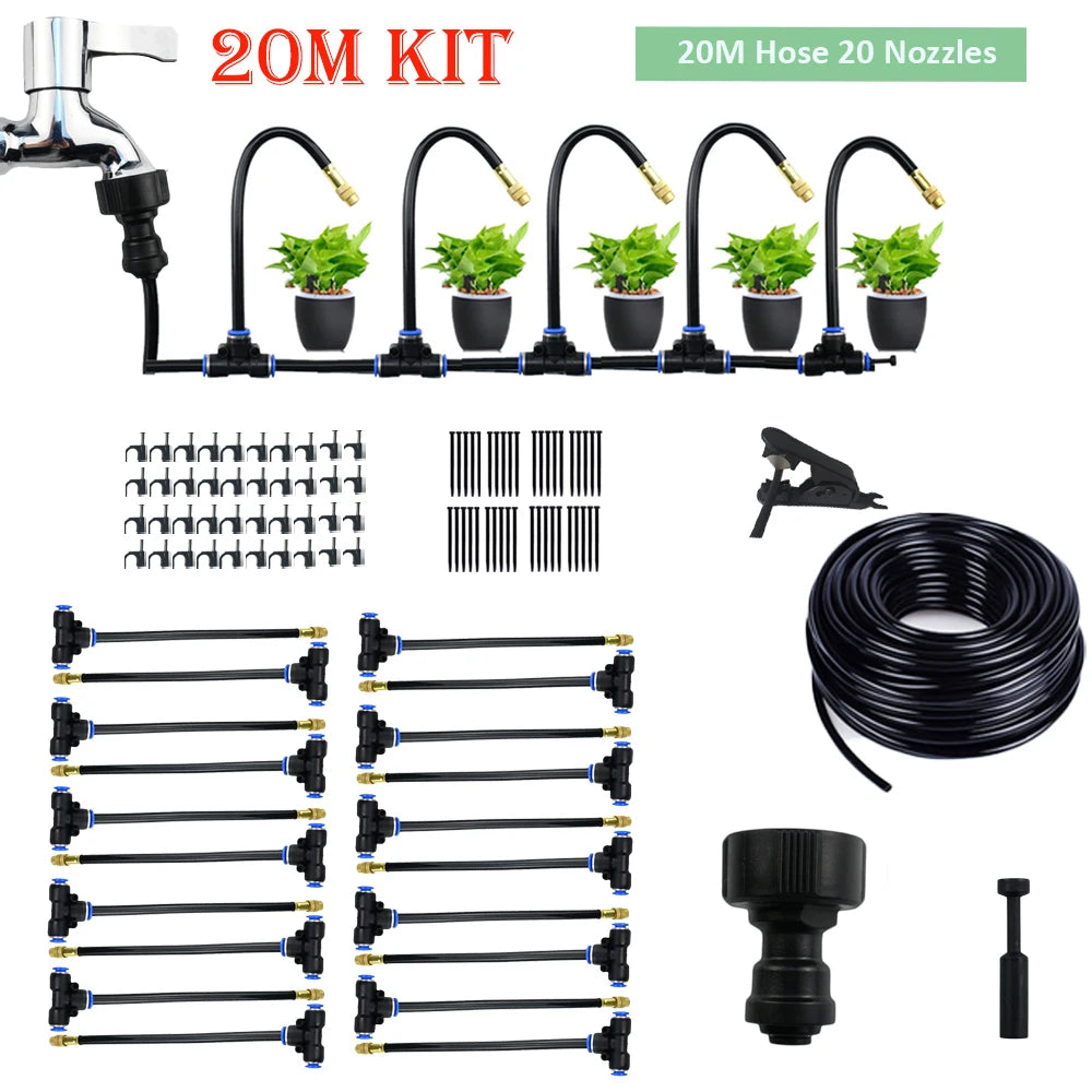 DIY Universal Spray Kit - Perfect for Greenhouse, Garden & Patio Cooling