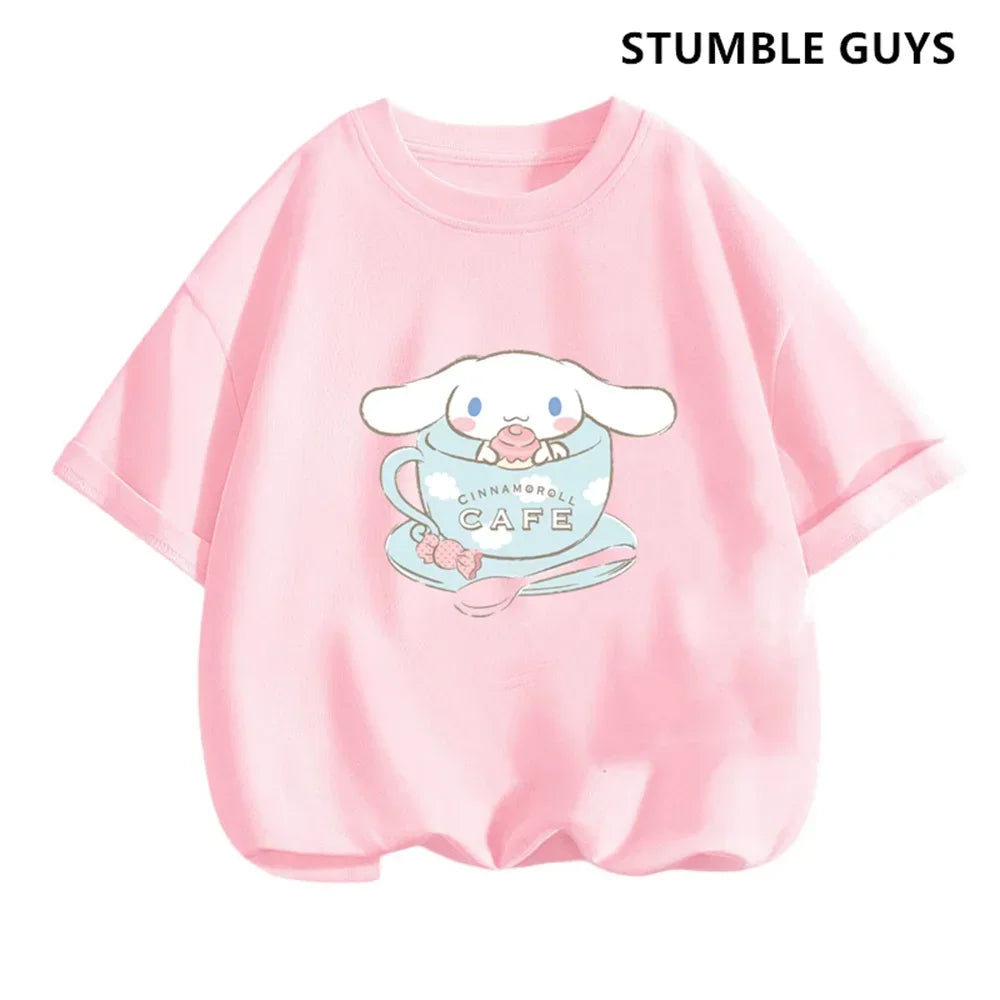 Y2K T-shirt: Adorable Sanrio Summer Wear for Kids!