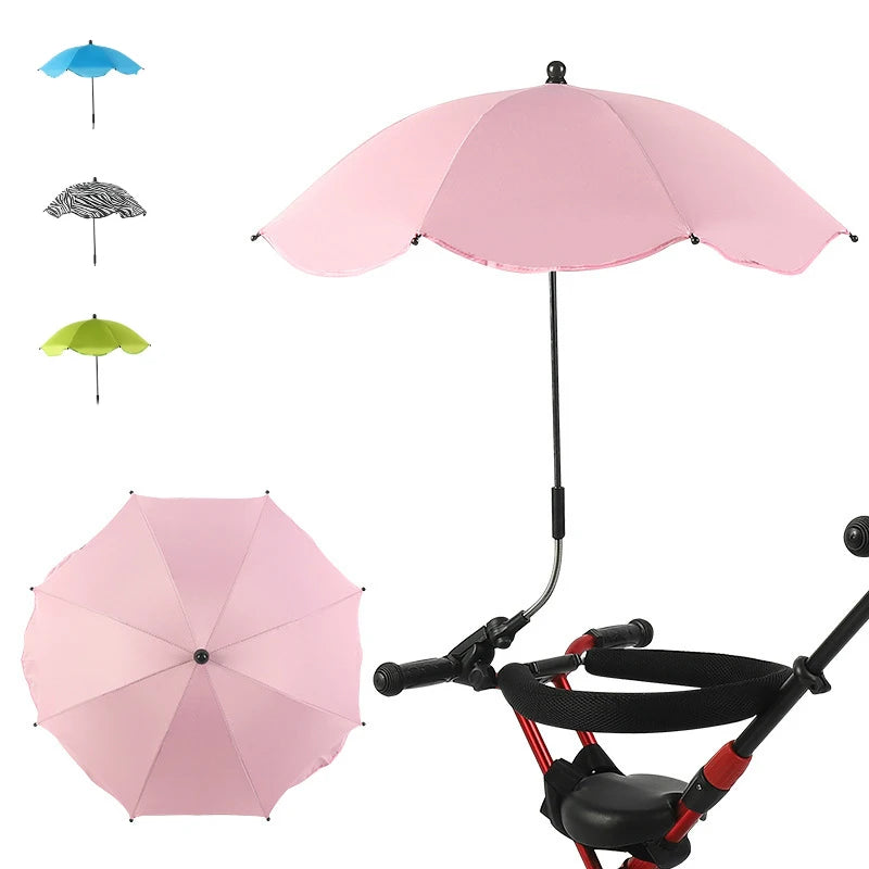 SunSafe: Adjustable UV Protection Umbrella for Baby Strollers