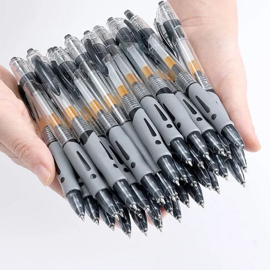 Smooth Writing: 13/30pcs Retractable Gel Pens Set for Office and School!