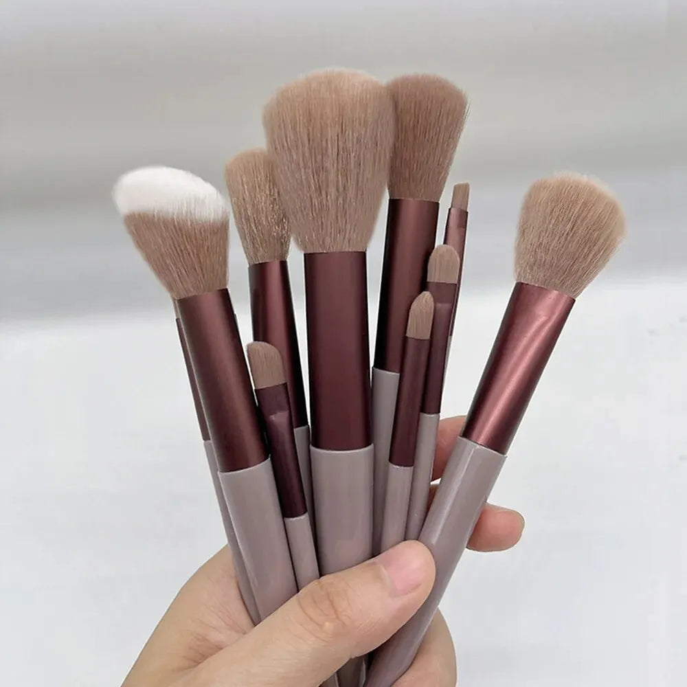Set of 13 Makeup Brushes
