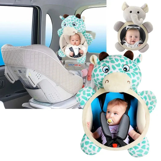 Crystal Clear View: Safety Car Seat Mirror for Baby Monitoring