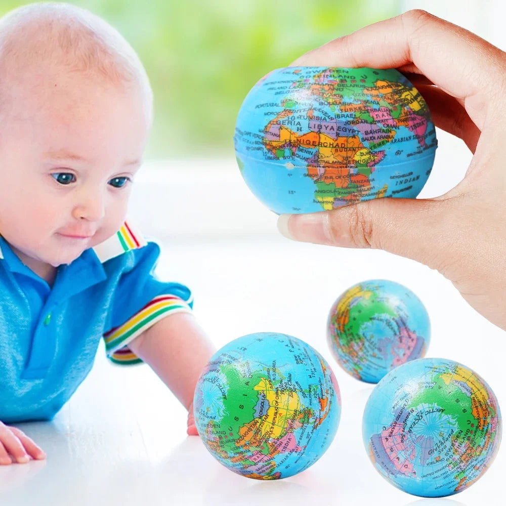 World Globe Stress Balls (6.5cm)