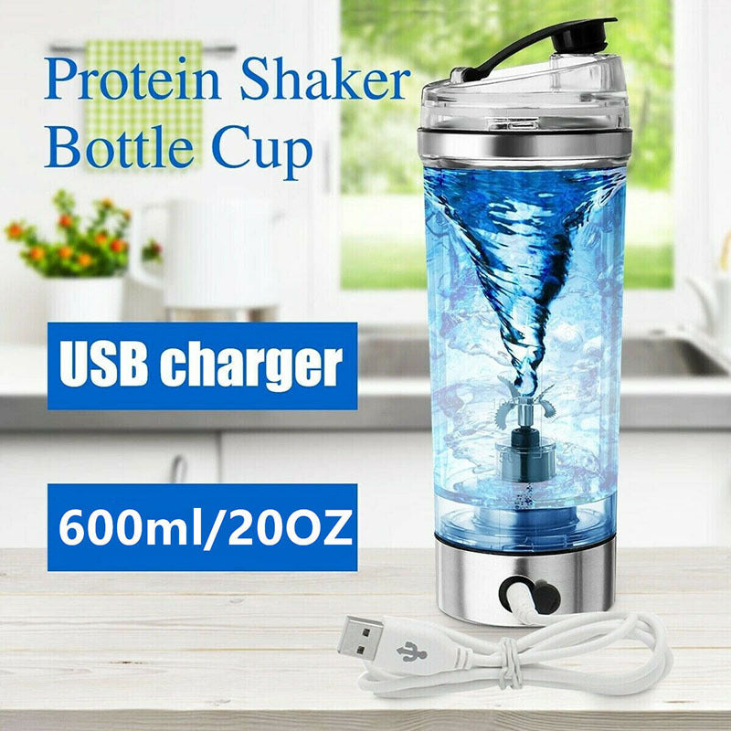 USB Rechargeable Electric Protein Shake Blender: Power Your Fitness Routine Anywhere!